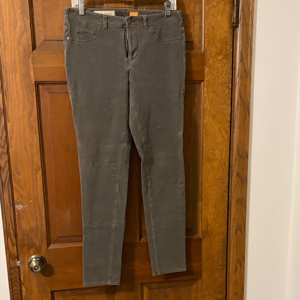 Anthropologie Pilcro Classic Olive Green Women's Skinny Corduroy Jeggings
